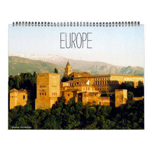 Europa 2025 (met locaties) groot kalender