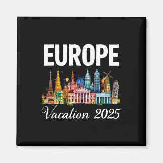 Europa 2025 Vakantie Souvenir Reis Zomer Reizen F Magneet