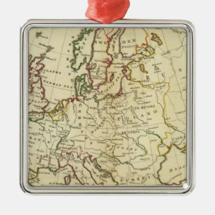 Europa 33 metalen ornament
