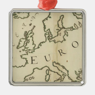 Europa 44 metalen ornament