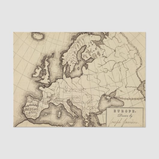 Europa 45 tissuepapier (Voorkant)