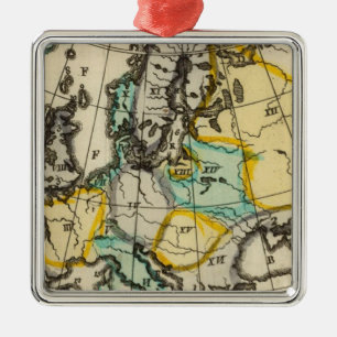 Europa 51 metalen ornament