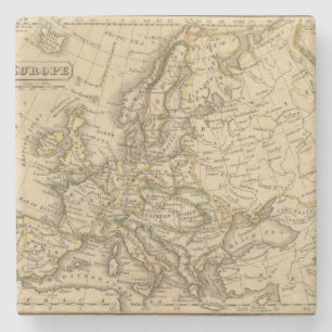 Europa 6 stenen onderzetter