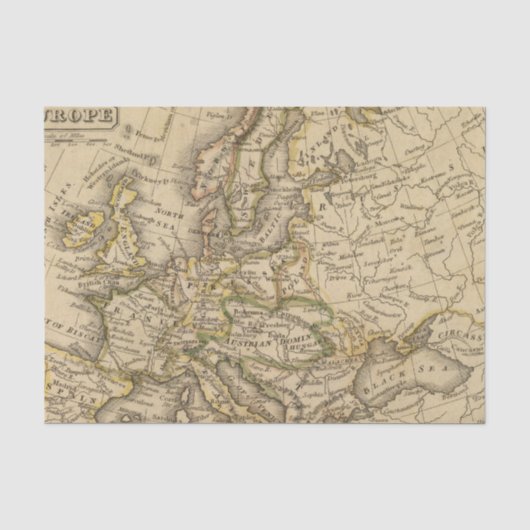 Europa 6 tissuepapier (Voorkant)