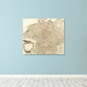 Europa 9 canvas afdruk (Insitu (Houten vloer))