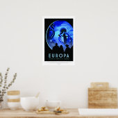 Europa, affiche de voyage (Cuisine)