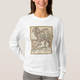 Europa Atlas-kaart T-shirt