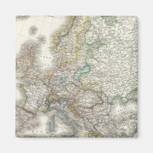 Europa Atlas Map Magneet