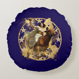 Europa Aurora Rond Kussen