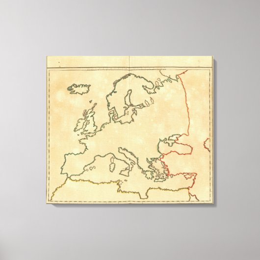 Europa Canvas Afdruk (Voorkant)