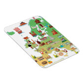 Europa - Cartoon Map Magneet (Rechterzijde)