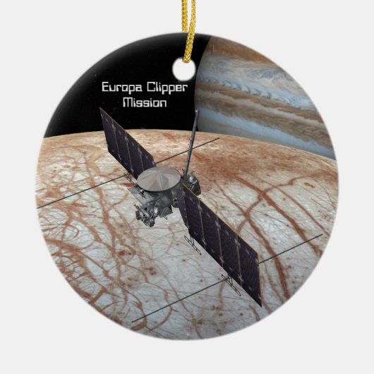 Europa Clipper Mission Spacecraft Keramisch Ornament (Voorkant)