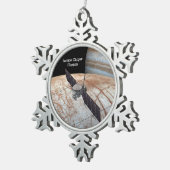 Europa Clipper Mission Spacecraft Tin Sneeuwvlok Ornament (Rechts)