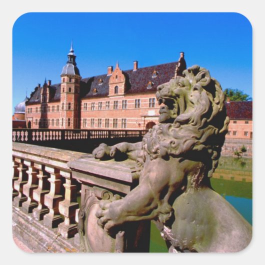 Europa, Denemarken, Kopenhagen (ook bekend als Kob Vierkante Sticker (Voorkant)