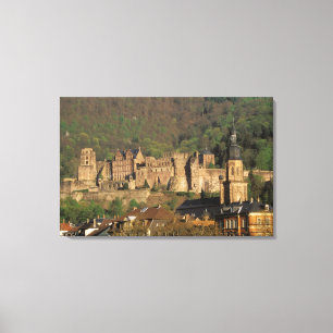 Europa, Duitsland, Heidelberg. Castle Canvas Afdruk