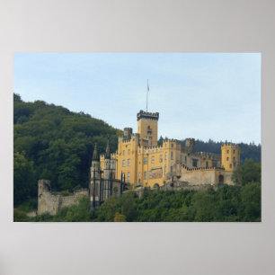 Europa, Duitsland, nabij Koblenz, Kasteel Schloss Poster