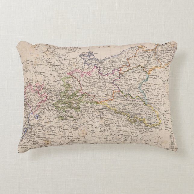 Europa, Duitsland, Polen Accent Kussen (Voorkant)
