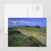 Europa, Engeland, Hadrians muur. De stenen van Briefkaart (Voorkant / Achterkant)