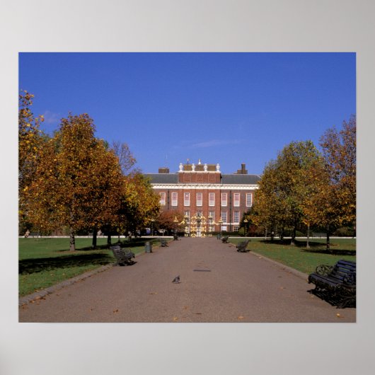 Europa, Engeland, Londen. Kensington-paleis in Poster (Voorkant)