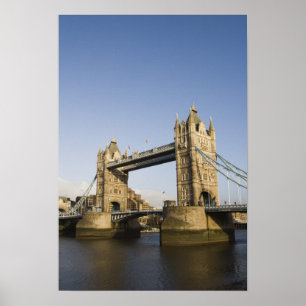 Europa,ENGELAND, Londen: Tower Bridge / Laat Poster