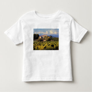 Europa, Frankrijk, Bonnieux. De wijngaarden bestri Kinder Shirts