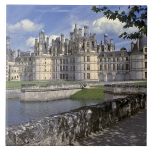 Europa, Frankrijk, Chambord. Imposant Kasteel Tegeltje