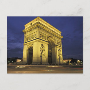 Europa, Frankrijk, Parijs. Arc de Triomphe Briefkaart