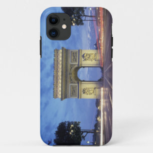 Europa, Frankrijk, Parijs. Arc de Triomphe gezien iPhone 11 Hoesje