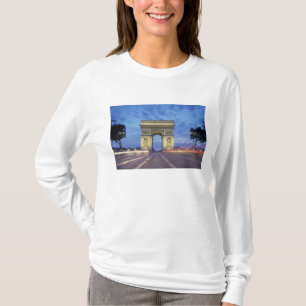 Europa, Frankrijk, Parijs. Arc de Triomphe gezien T-shirt