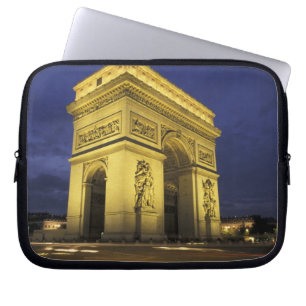 Europa, Frankrijk, Parijs. Arc de Triomphe Laptop Sleeve