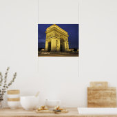 Europa, Frankrijk, Parijs. Arc de Triomphe Poster (Keuken)