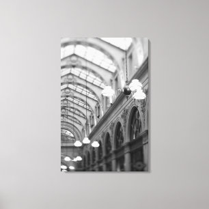Europa, Frankrijk, Parijs. Interieur, Galerie Canvas Afdruk