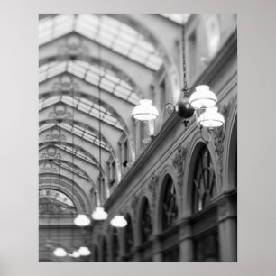 Europa, Frankrijk, Parijs. Interior, Galerie Poster