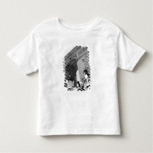 Europa, Frankrijk, Parijs. Militaire ceremonie bij Kinder Shirts