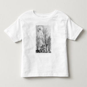 Europa, Frankrijk, Parijs. Standbeeld en Reuzenrad Kinder Shirts