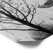 Europa, Frankrijk, Parijs. Statue en Ferris Wheel Poster (Hoek)