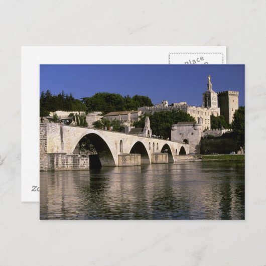 Europa, Frankrijk, Provence, Avignon. Paleis Briefkaart (Voorkant / Achterkant)