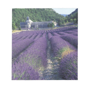 Europa, Frankrijk, Provence. Lavendelvelden Notitieblok