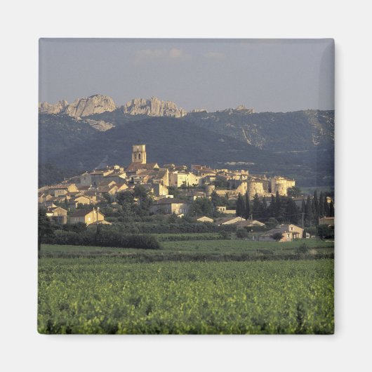 Europa, Frankrijk, Provence, Vaucluse, Sablet Magneet (Voorkant)