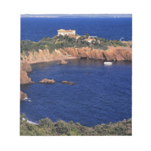 Europa, Frankrijk, Theoule-sur-Mer. Een met tegel  Notitieblok