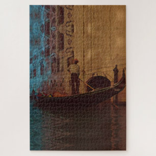 Europa - GONDOLA - Italië - Venetië - gondolier - Legpuzzel