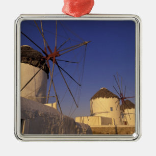 Europa, Griekenland, Cycladen, Mykonos, 2 Metalen Ornament