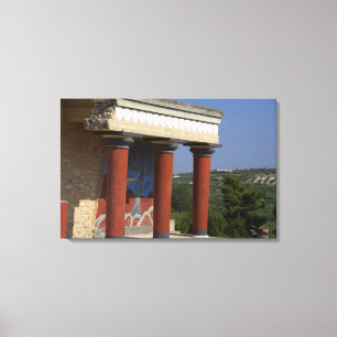 Europa, Griekenland, Kreta (ook bekend als Kriti), Canvas Afdruk