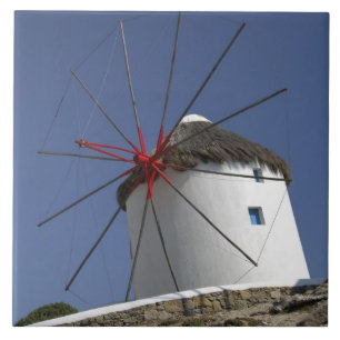 Europa, Griekenland, Mykonos. 3 Tegeltje