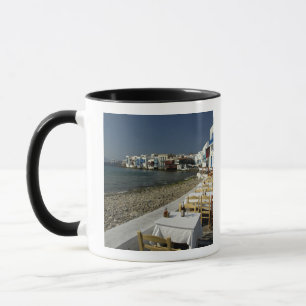 Europa, Griekenland, Mykonos. Zeezicht Mok
