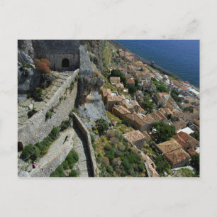 Europa, Griekenland, Peloponnesos, Monemvasia Briefkaart