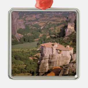 Europa, Griekenland, Thessalië, Meteora, Kastraki. Metalen Ornament