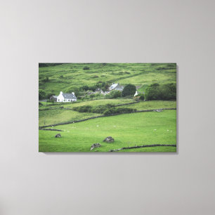 Europa, Ierland, County Kerry, Ring of Kerry. Canvas Afdruk