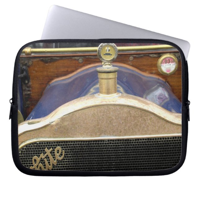 Europa, Ierland, Dublin.  auto, wit 2 Laptop Sleeve (Voorkant)