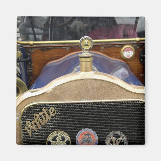 Europa, Ierland, Dublin.  auto, wit 2 Magneet (Voorkant)